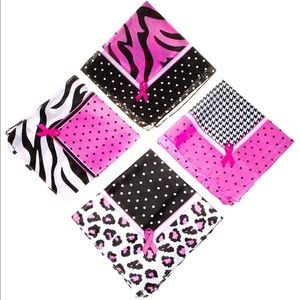12 Pack / Sassy Pink Ribbon Bandannas- NWT